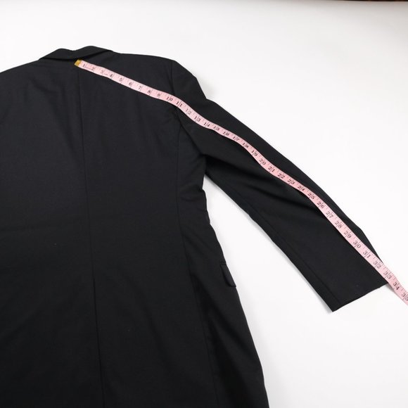 Brooks Brothers Fitzggerald Black Wool Suit Blazer 40L Estrado Trabaldo Togna - Picture 13 of 14